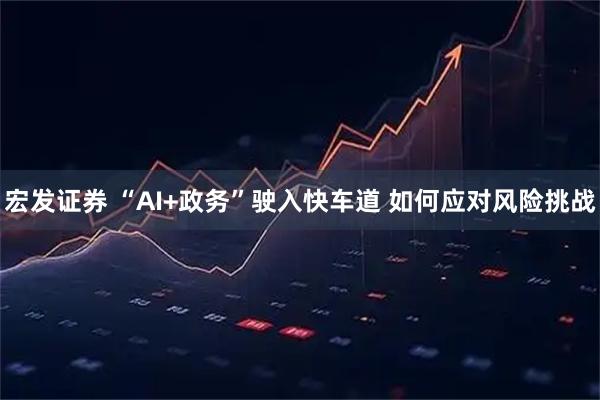 宏发证券 “AI+政务”驶入快车道 如何应对风险挑战